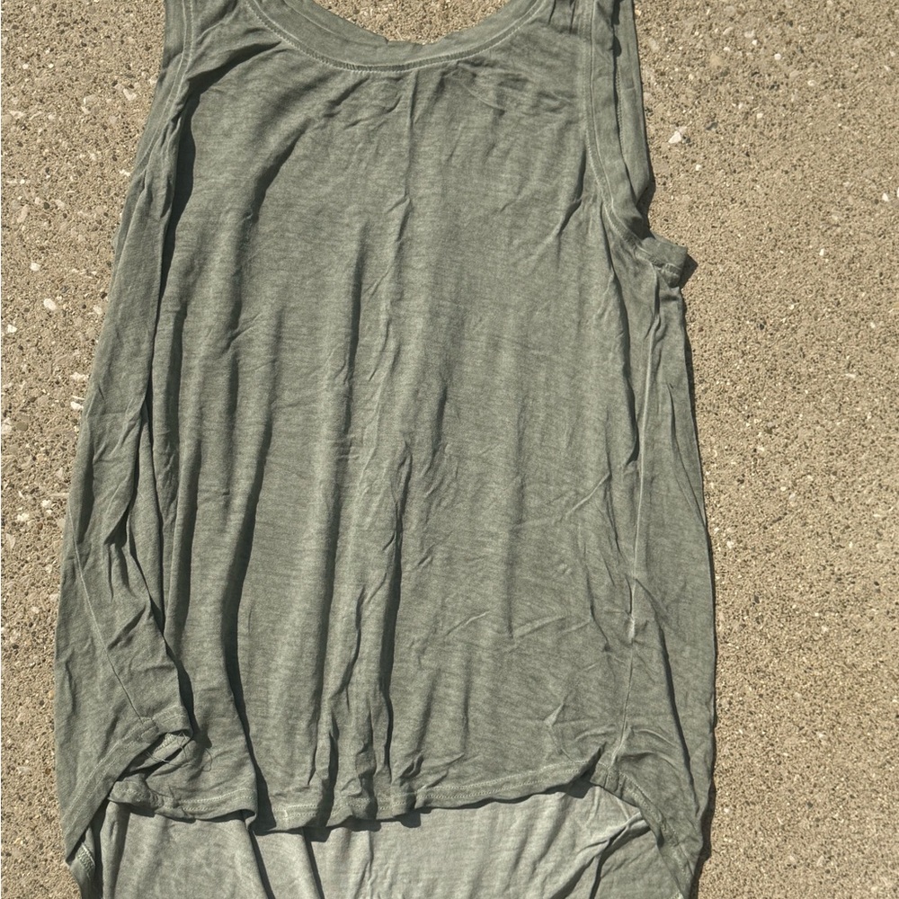 Women's Sleeveless Top in Olive Green